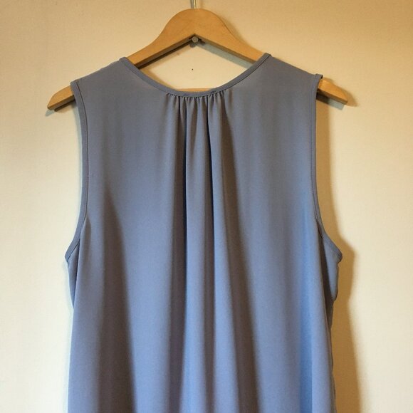 Vintage le chateau Canadian Made Pale Lavender Tie Up Crochet Lace Tank - Picture 7 of 14